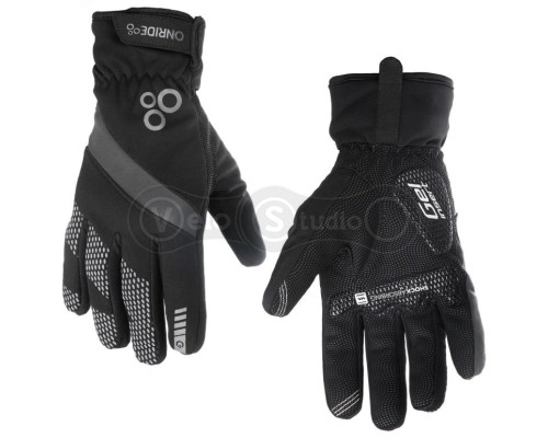 Вело зимові рукавички ONRIDE Ardor чорні розмір S