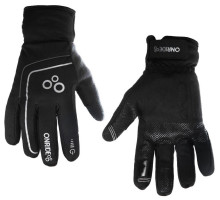 Вело демісезонні рукавички ONRIDE Natty чорні розмір M