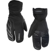 Зимові вело рукавички ONRIDE Crab чорні розмір S