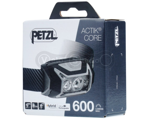 Налобний ліхтар PETZL ACTIK CORE 600 Lumens Grey