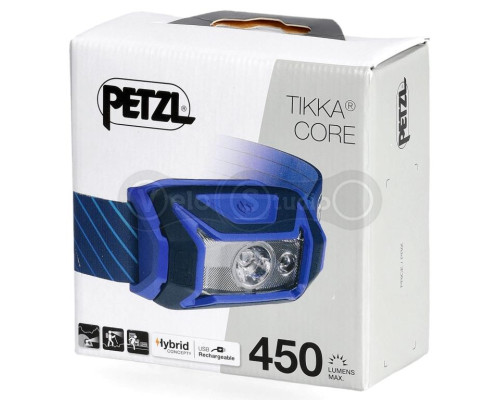 Налобний ліхтар PETZL TIKKA CORE 450 Lumens Blue (2023)