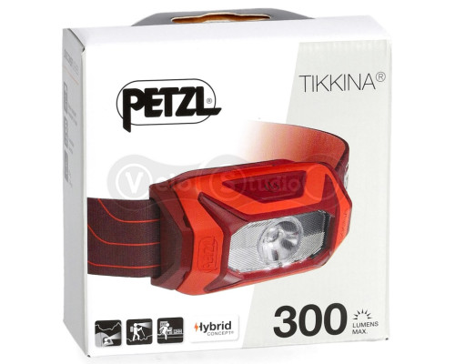 Налобний ліхтар PETZL TIKKINA 300 Lumens Red (2023)