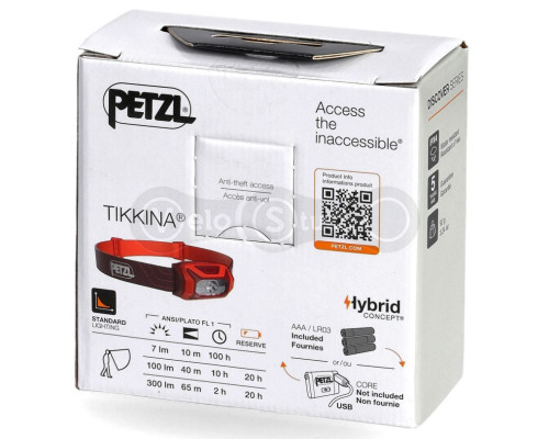 Налобний ліхтар PETZL TIKKINA 300 Lumens Red (2023)