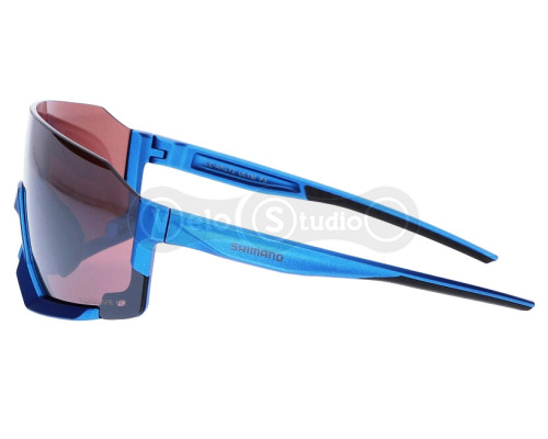 Вело окуляри Shimano AeroLite 2 Ridescape High Contrast синій металік