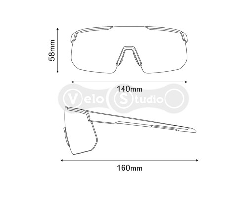 Вело очки Shimano S-Phyre 2 Ridescape GR Road белые
