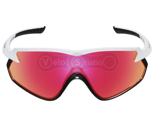 Вело окуляри Shimano S-Phyre Ridescape Road білий металік