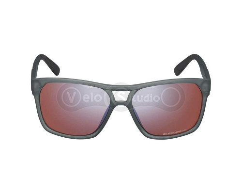 Вело очки Shimano Square Ridescape High Contrast тёмно серые