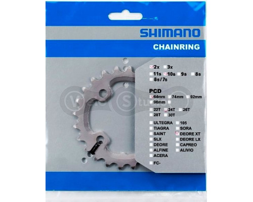 Зірка шатунів Shimano FC-M785 DEORE XT 24 зуби 10 швидкостей