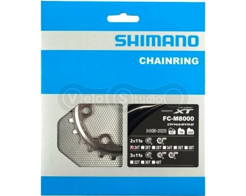 Зірка шатунів Shimano FC-M8000 DEORE XT 24 зуба, BB для 34-24T 11 швидкостей