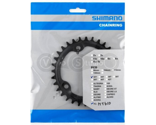 Зірка шатунів Shimano FC-MT610/MT510-1 32 зуби 12 швидкостей