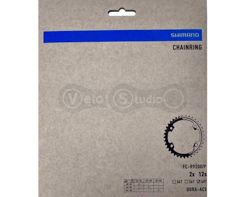 Звезда шатунов Shimano FC-R9200 DURA ACE 40 зубьев, NJ для 54-40T, 12 скоростей