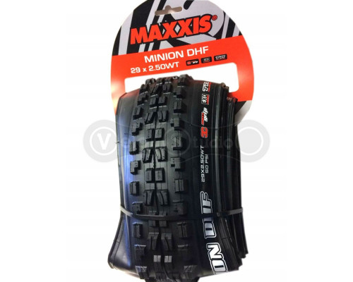 Вело покришка Maxxis Minion DHF 29X2.50WT, складана, 3CG/EXO/TR, 60TPI, передня