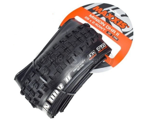 Вело покришка Maxxis Minion DHR II 29X2.40WT, складана, 3CG/DD/TR, 2x120TPI, ззаду