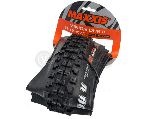 Вело покришка Maxxis Minion DHR II 29x2.40WT, складана, 3CG/EXO/TR, 60TPI, ззаду