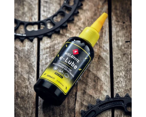Cмазка цепи Weldtite E-lube для электровелосипеда 100 мл