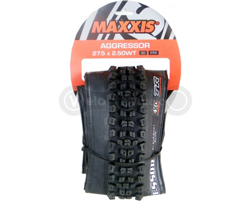 Вело покришка Maxxis Aggressor 27.5X2.50WT, складана, EXO/TR, 60TPI