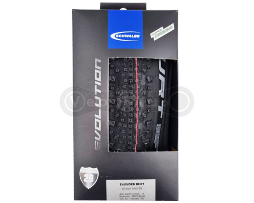 Вело покрышка 29x2.35 Schwalbe Thunder Burt Evo, TLE B/B-SK