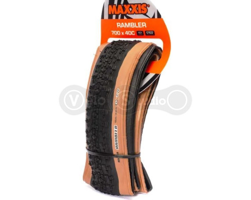 Вело покрышка Maxxis Rambler 700x40C, EXO/TR/TANWALL, 60TPI