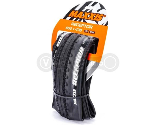 Вело покришка Maxxis Receptor 650x47B, EXO/TR, 120TPI