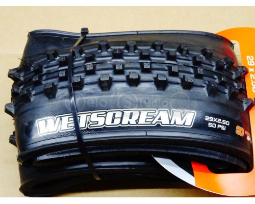 Вело покришка Maxxis Wetscream 29X2.50, 3CG/DH/TR, 2x60TPI