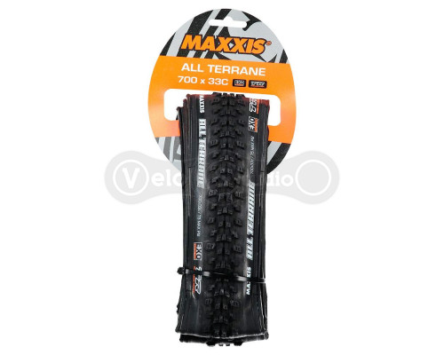 Вело покришка Maxxis All Terrane 700x33C, Carbon Fiber EXO/TR, 120TPI
