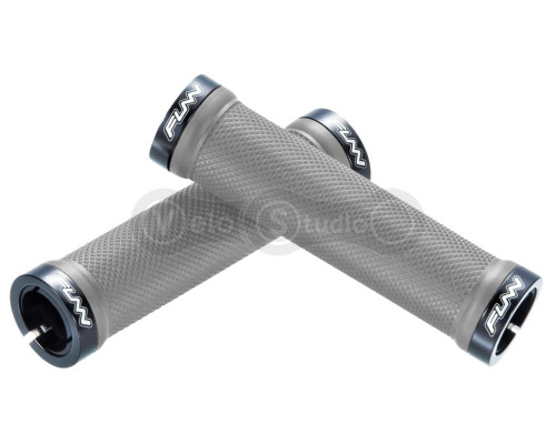 Грипсы FUNN Combat, два замка, 130 мм серые