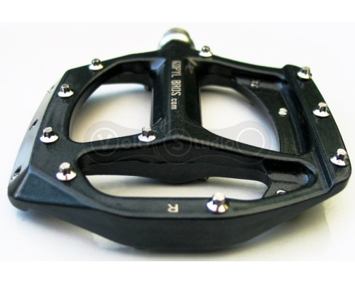 Педали Kopyl Bros Wave Pedals алюминий, промподшипник, сменные шипы, чёрные