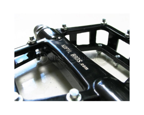 Педали Kopyl Bros Cage Pedals алюминий, промподшипник, сменные шипы, чёрные
