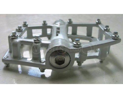Педали Kopyl Bros Cage Pedals алюминий, промподшипник, сменные шипы, белые