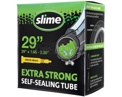 Велосипедная камера Slime Smart Tube 29 x 1.85 - 2.20 FV с герметиком
