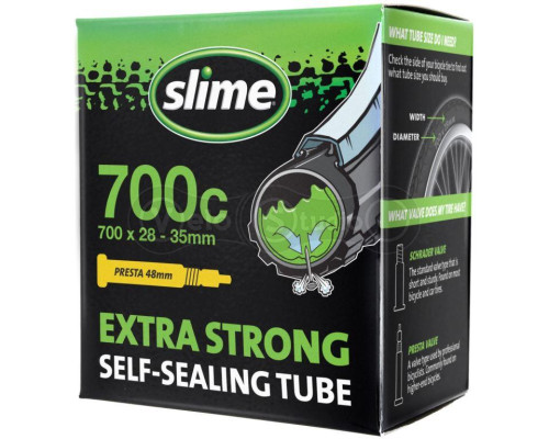 Велосипедная камера Slime Smart Tube 700 x 28 - 32 мм FV с герметиком
