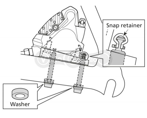 Адаптер Shimano SM-MA-R160DD задній для ротора 160 мм, Flat-Mount