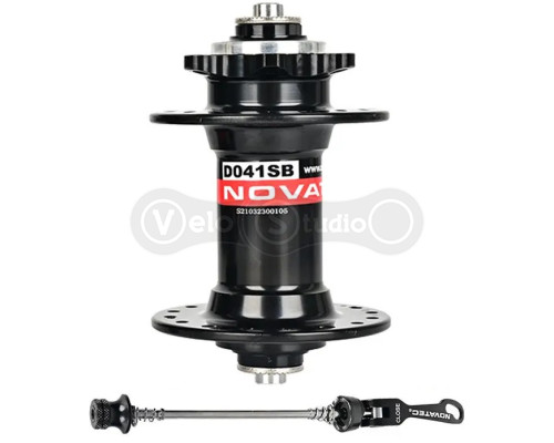 Втулка передняя Novatec D041SB чёрная 36 спиц