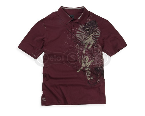 Поло FOX Inked Polo [Pomegranate], M