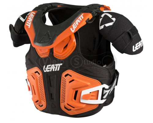 Детская защита тела и шеи LEATT Fusion 2.0 Jr [Orange], YXXL