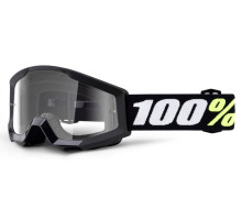 Детская маска 100% STRATA MINI Goggle Black - Clear Lens