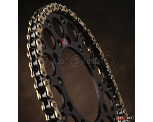 Цепь Renthal R3-3 Off-Road SRS Chain - 520 [Gold], 520-120L / Seal Ring