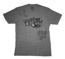 Футболка FOX HEATHERED Short Sleeve Tee - COUNTERFEIT [Grey], L
