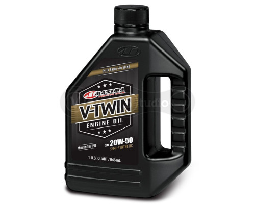 Масло моторное Maxima V-Twin Semi-Syntetic Engine Oil [1л], 20w-50