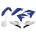 Пластик Polisport MX kit - Yamaha (19-) [Blue/White]