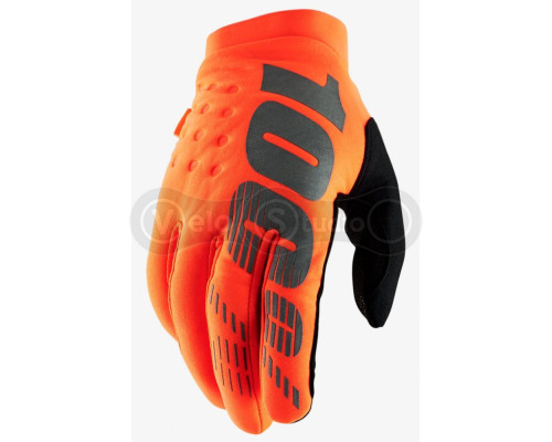 Детские зимние перчатки Ride 100% BRISKER Glove [Fluo Orange], YXL (8)