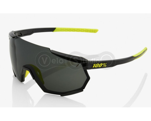 Очки Ride 100% RaceTrap - Gloss Black - Smoke Lens