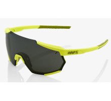 Очки Ride 100% RaceTrap - Soft Tact Banana - Black Mirror Lens