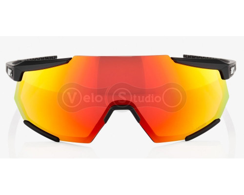 Окуляри Ride 100% RaceTrap - Soft Tact Black - HiPER Red Multilayer Mirror Lens
