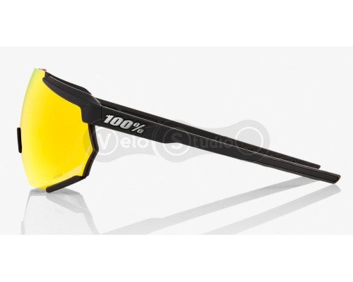 Окуляри Ride 100% RaceTrap - Soft Tact Black - HiPER Red Multilayer Mirror Lens