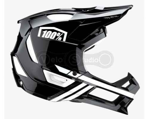 Шлем Ride 100% TRAJECTA Helmet [Black/White], L (58-61 см)