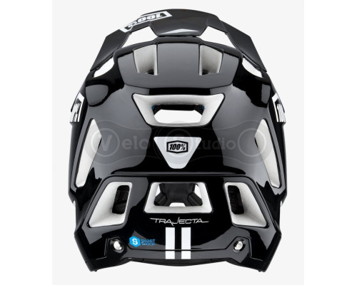 Шлем Ride 100% TRAJECTA Helmet [Black/White], L (58-61 см)