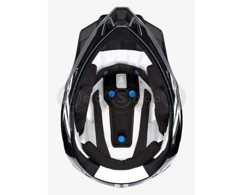 Шлем Ride 100% TRAJECTA Helmet [Black/White], L (58-61 см)