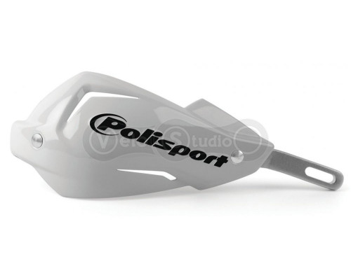 Захист рук Polisport Touquet Handguard [White], Aluminium bar
