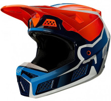 Мотошолом FOX V3 RS WIRED HELMET [Flo Orange], XL